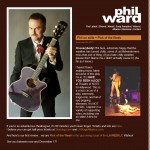 Site for comedic folk artist Phil Ward. Site includes auto-updated event calendar and mailing list signup. Visit philwardmusic.com Site for comedic folk artist Phil Ward. Site includes auto-updated event calendar and mailing list signup. Visit philwardmusic.com